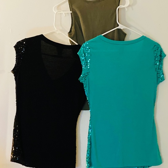 3 pck Sequin tops sz Medium - Picture 8 of 8